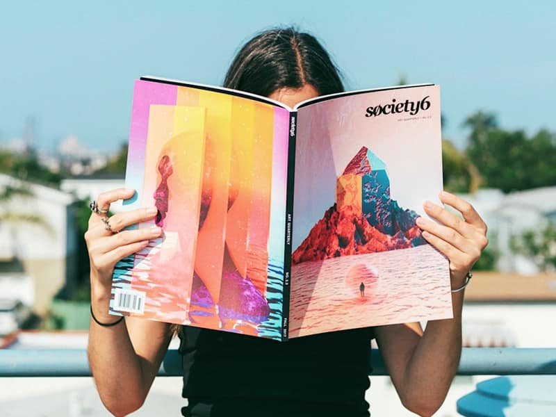 Society6 magazine cover artwork Society6 magazine cover artwork - Press article from S6 Art Quarterly Magazine No. 2.3