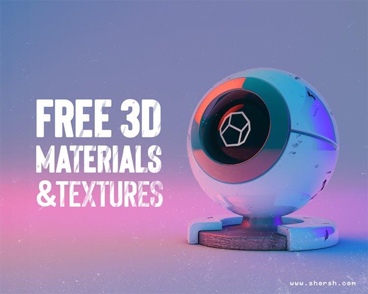 Unlimited FREE 3D materials and textures to supercharge your art